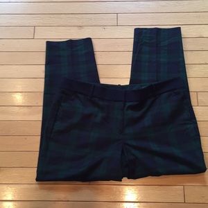 Tartan print pants